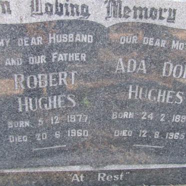 HUGHES Robert 1877-1960 &amp; Ada Dora 1893-1965