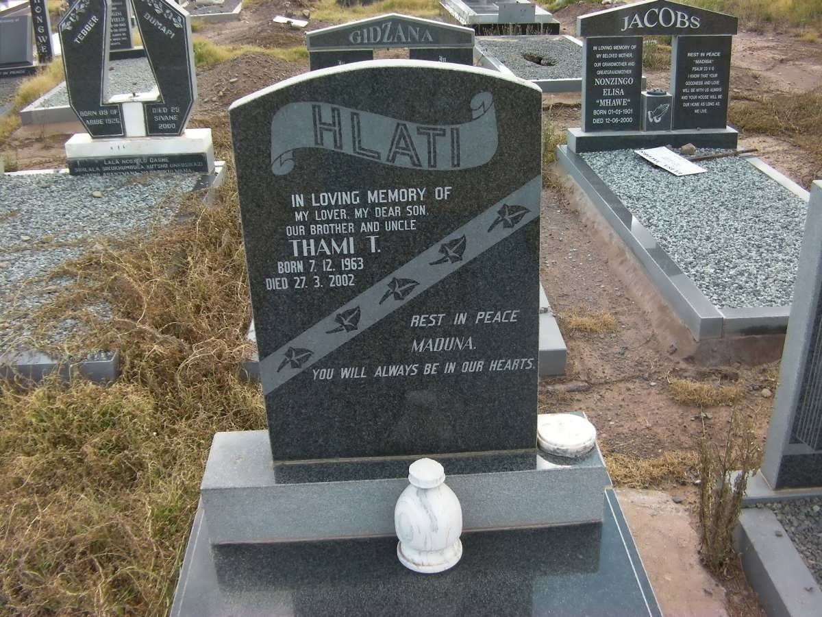 HLATI Thami T. 1963-2002