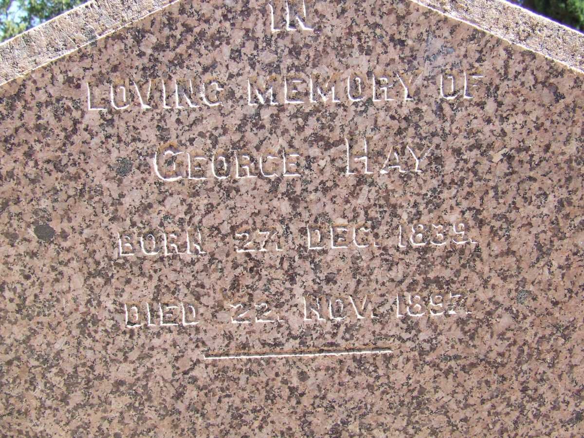 HAY George 1839-1897