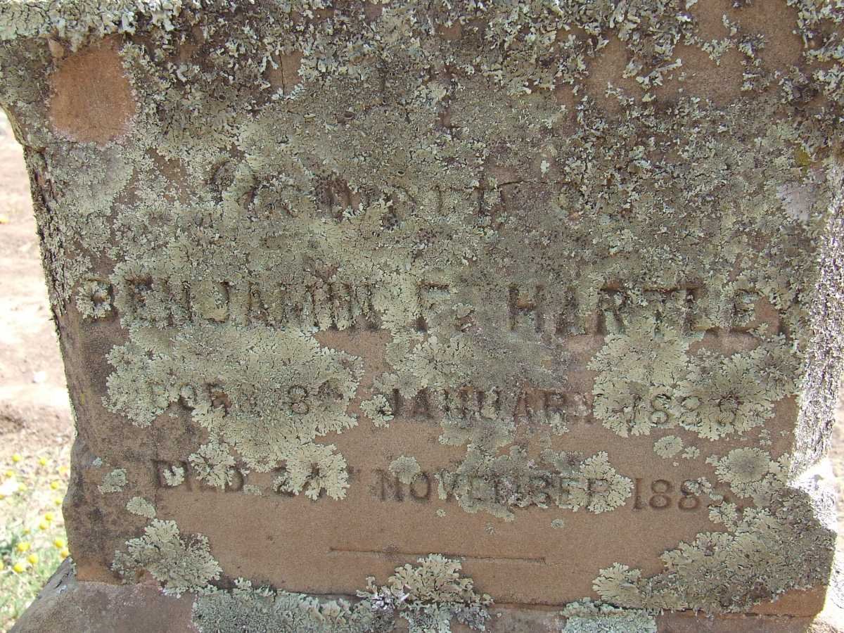 HARTLEY Benjamin F. 1885-1885