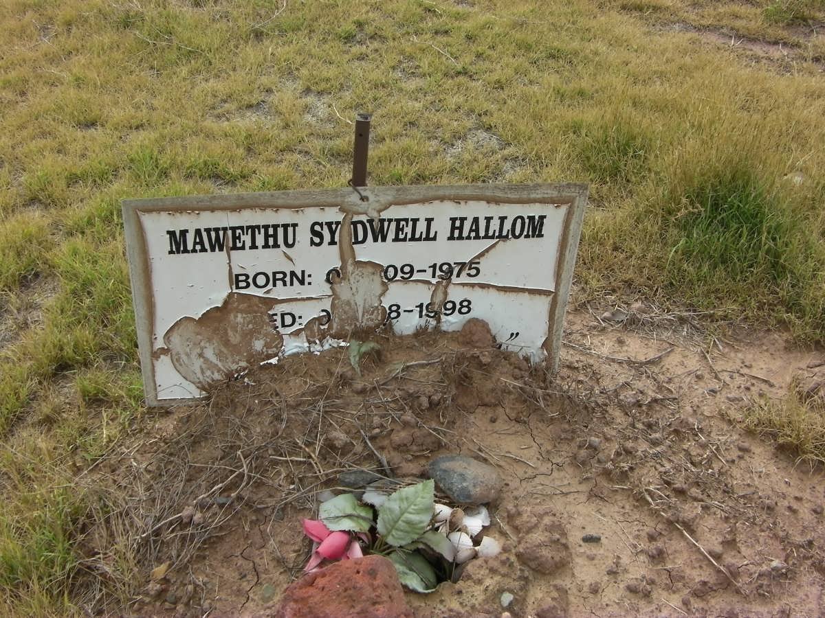 HALLOM Mawethu Sydwell 1975-1998
