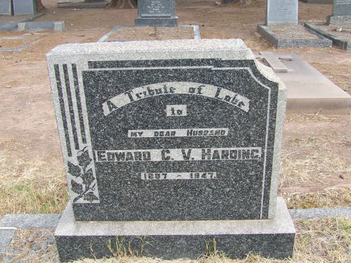 HARDING Edward C.V. 1887-1947