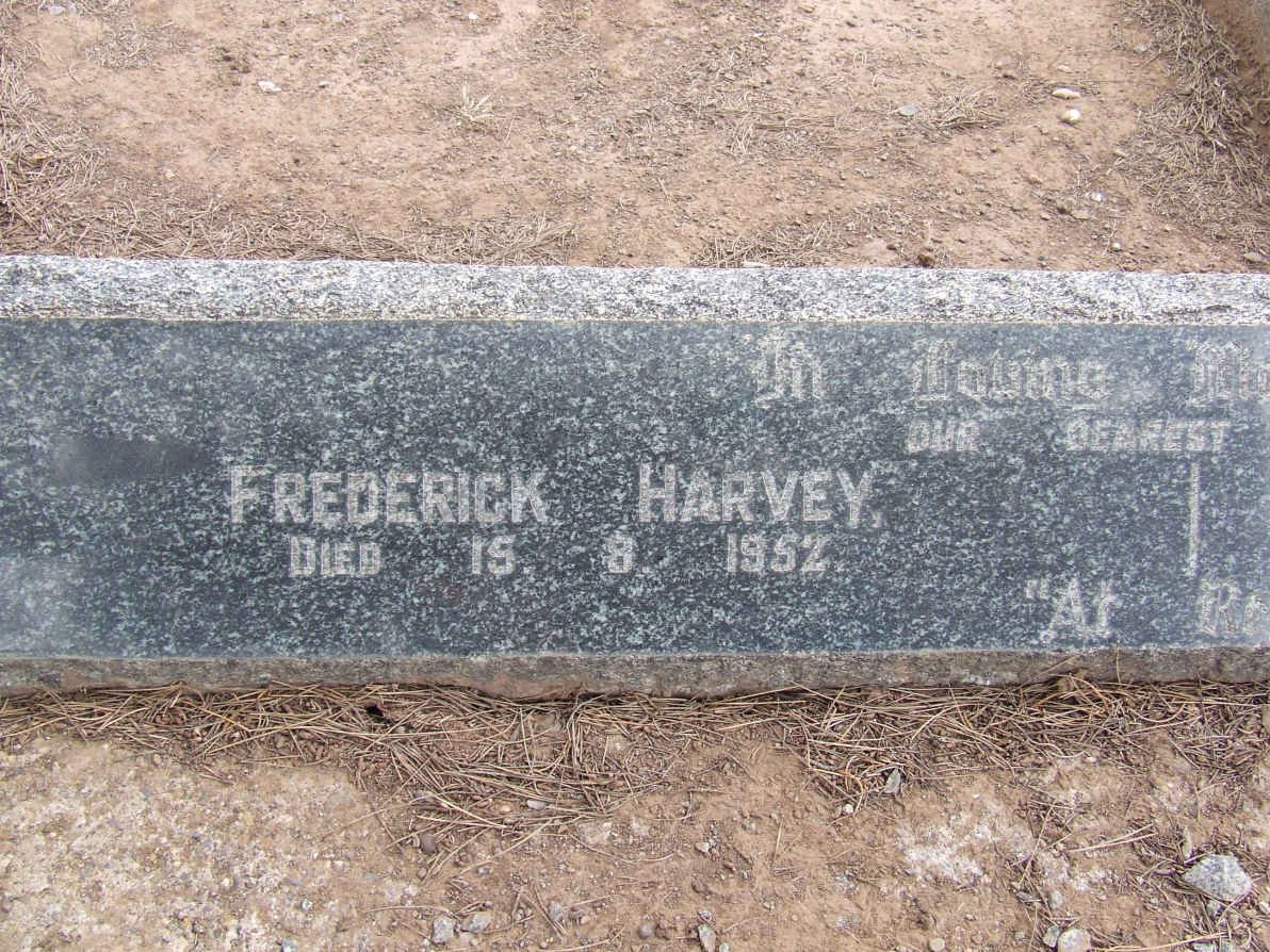 HARVEY Frederick -1952 