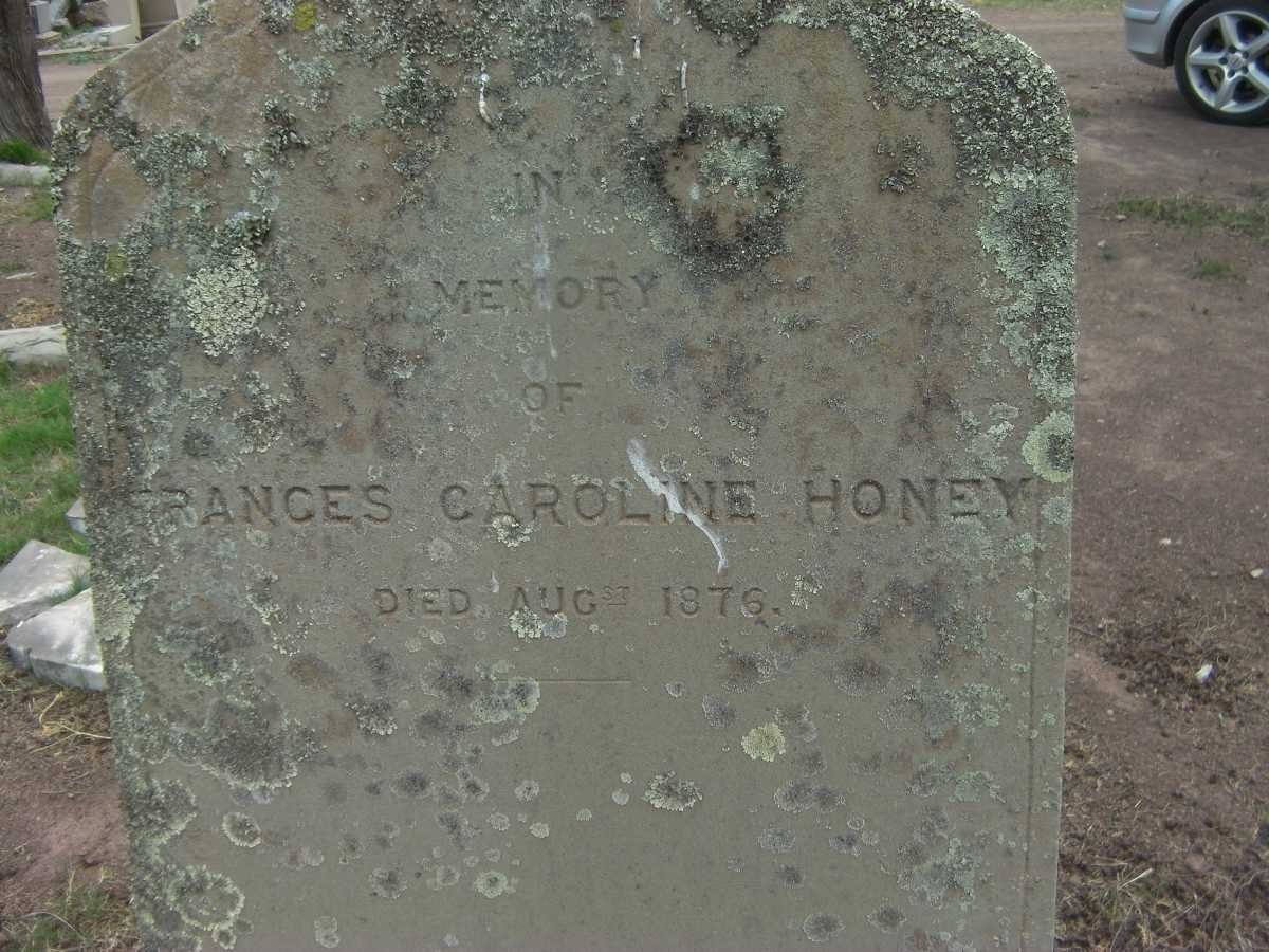 HONEY Frances Caroline -1876