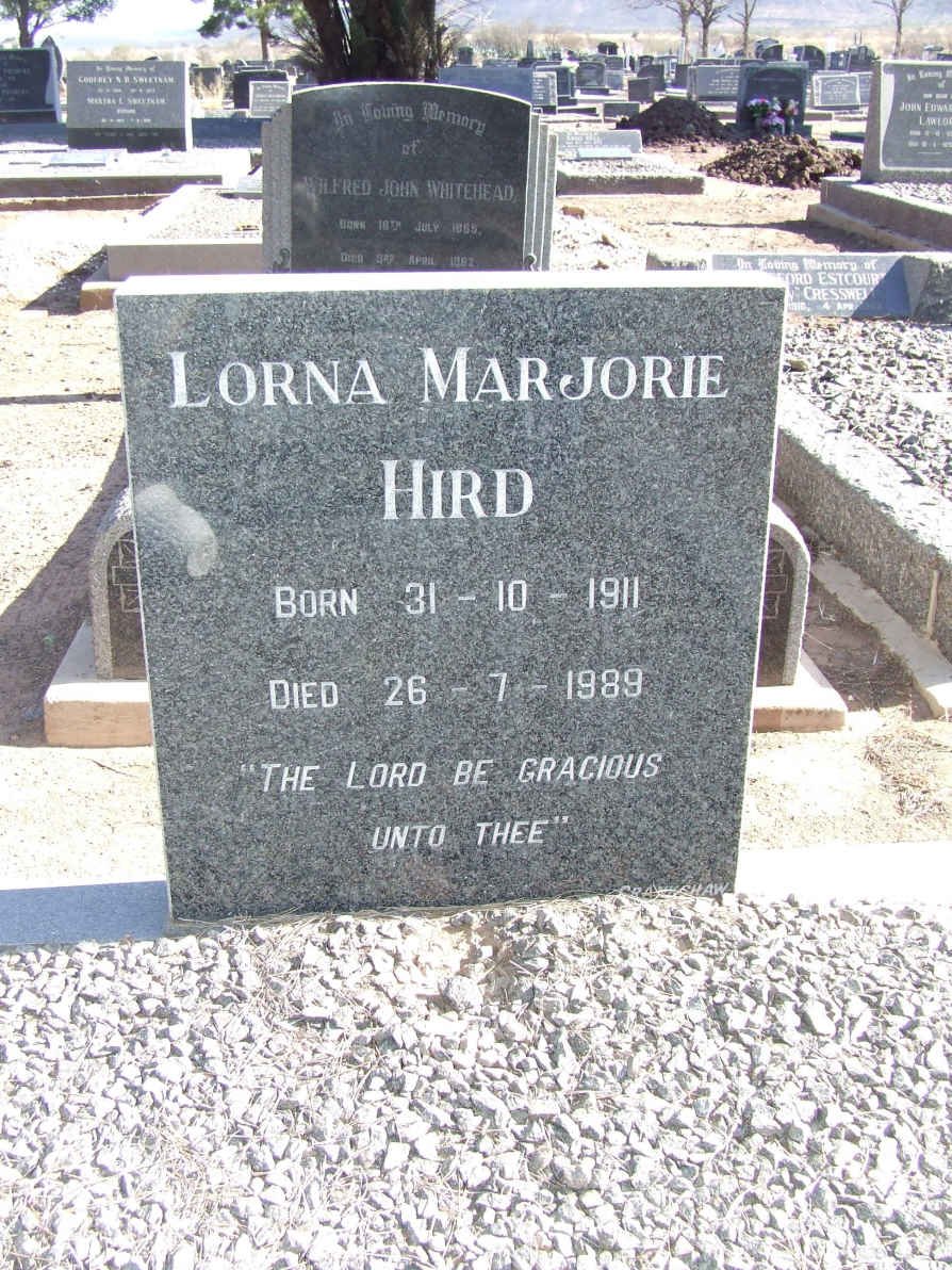 HIRD Lorna Marjorie 1911-1989