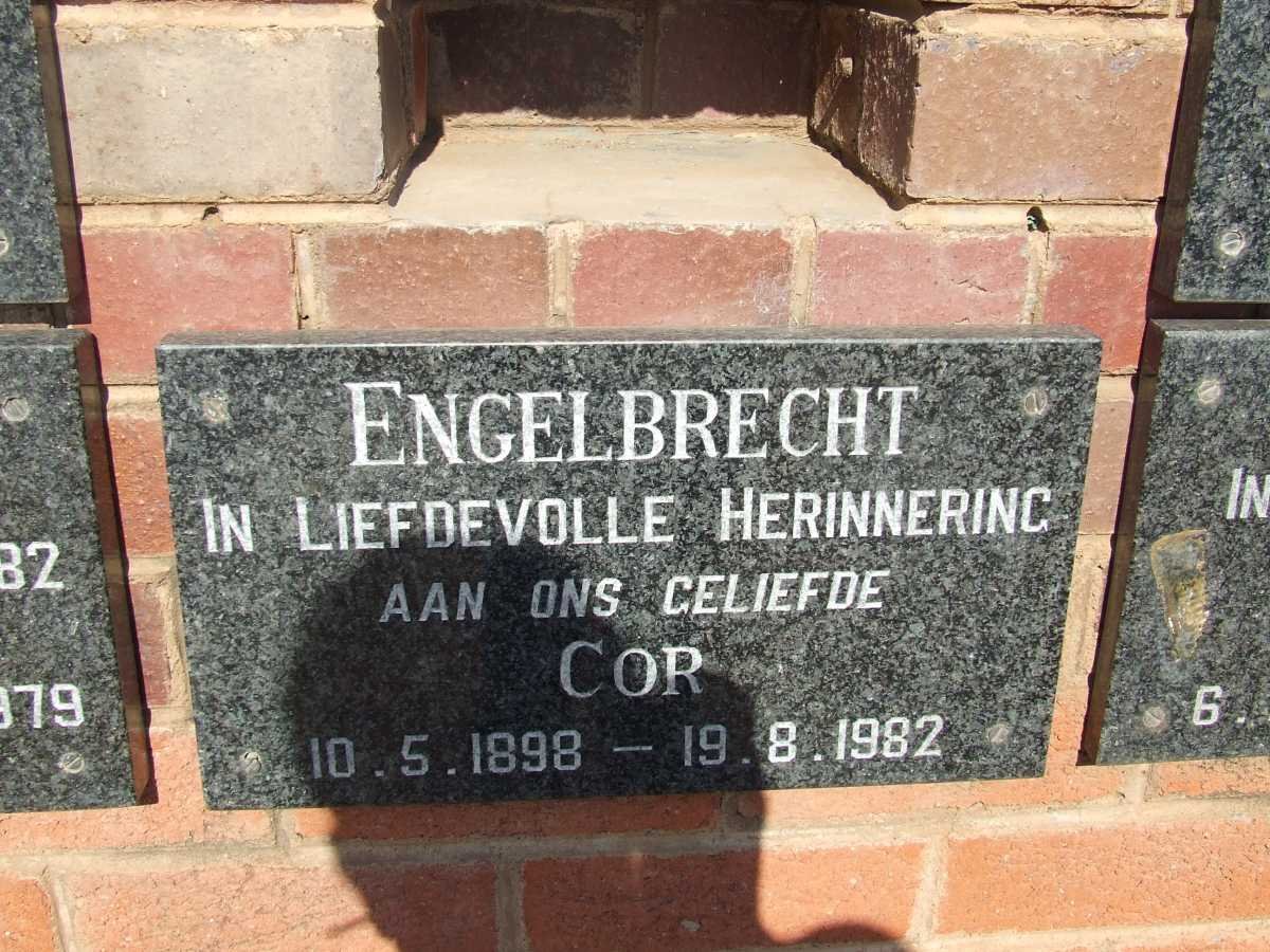 ENGELBRECHT Cor 1898-1982