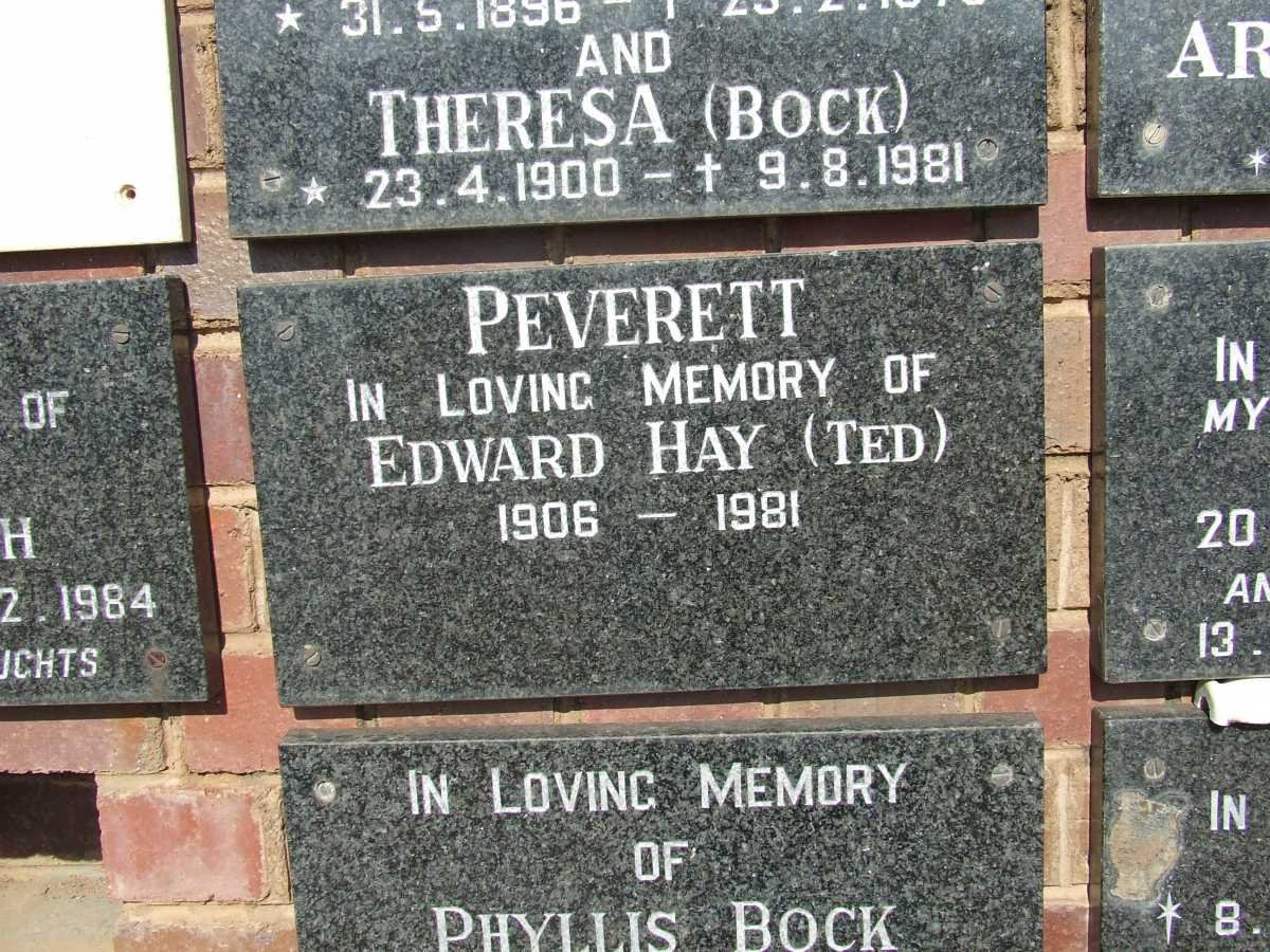 PEVERETT Edward Hay 1906-1981