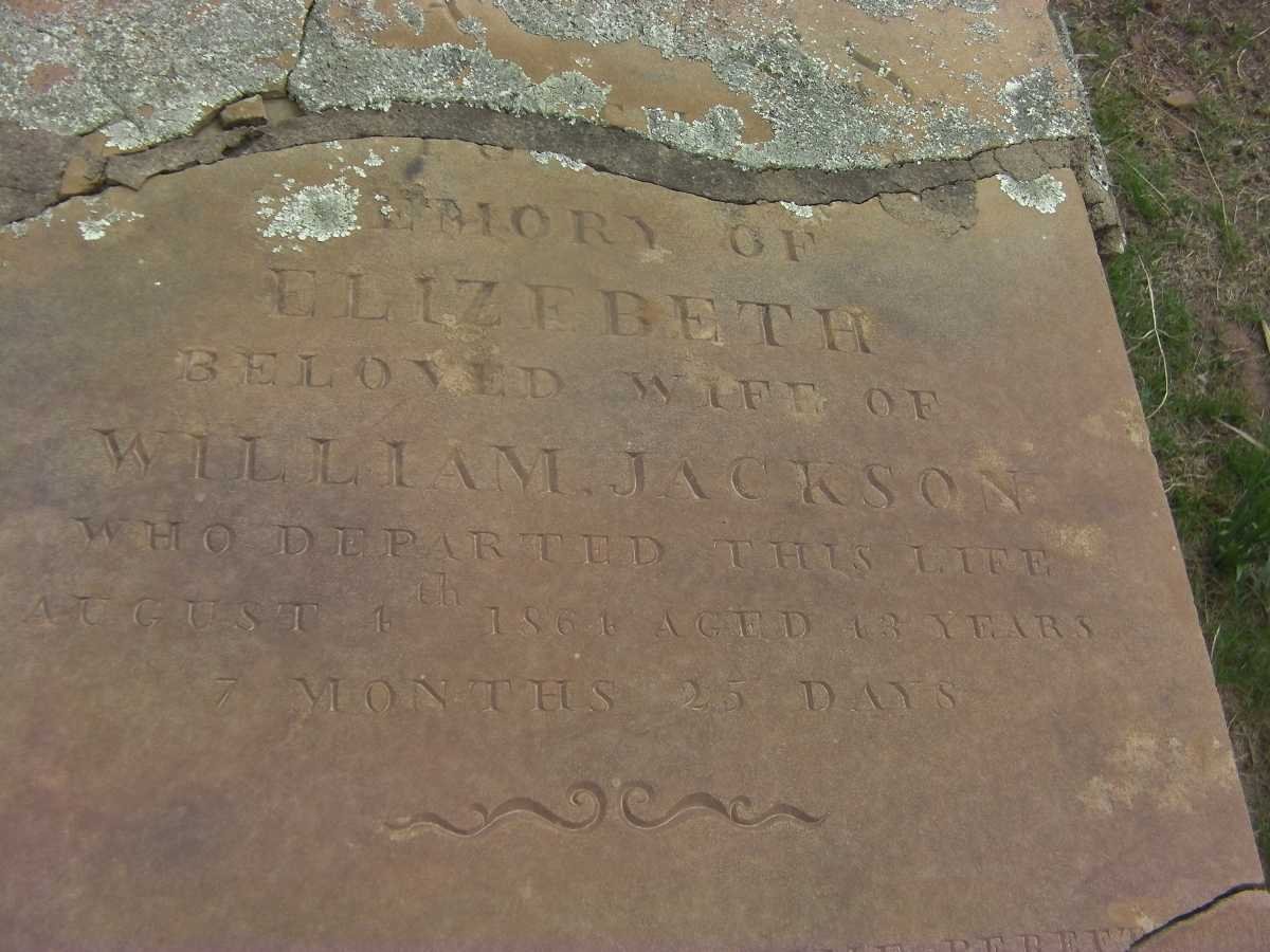 JACKSON Elizabeth -1864