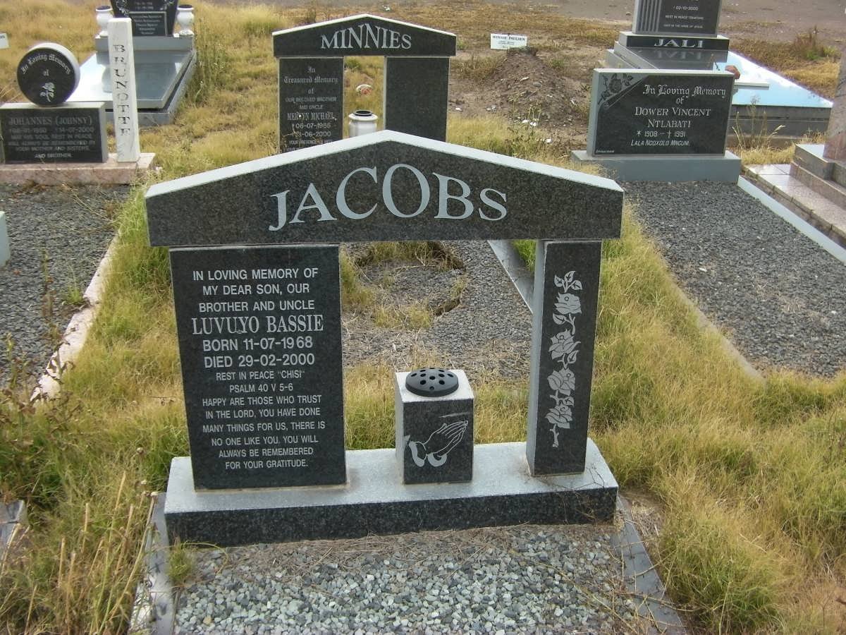 JACOBS Luvuyo Bassie 1968-2000