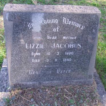JACOBUS Lizzie 1880-1940