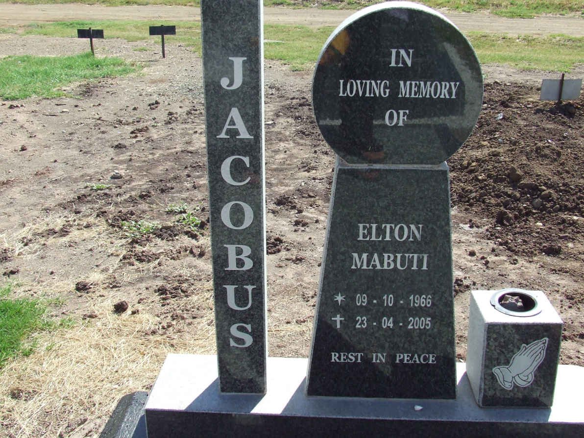 JACOBUS Elton Mabuti 1966-2005
