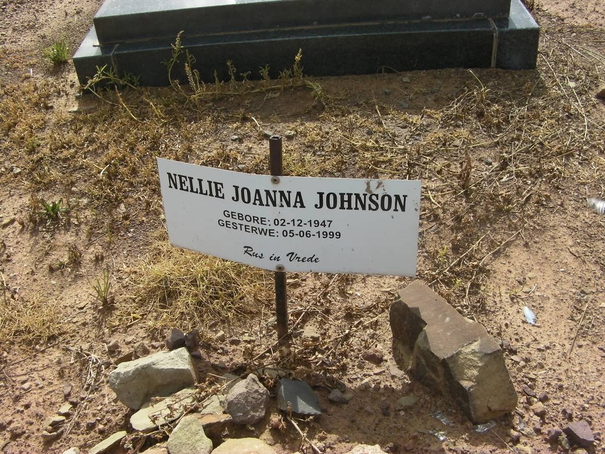JOHNSON Nellie Joanna 1947-1999