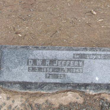 JEFFERY O.W.R. 1890-1949