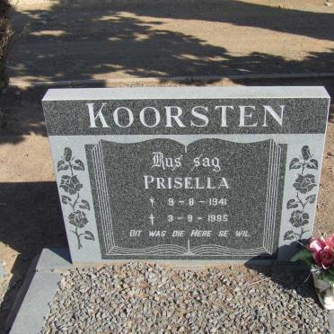 KOORSTEN Prisella 1941-1985