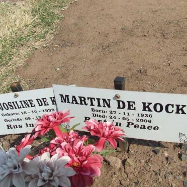 KOCK Martin, de 1936-2006 &amp; Emily Josiline 1938-2008 