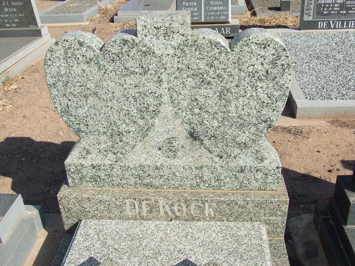 KOCK Hermanus Karel, de 1948-1984