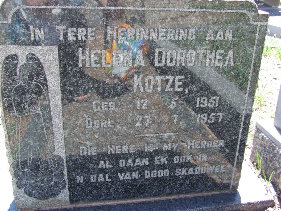 KOTZE Helena Dorothea 1951-1957