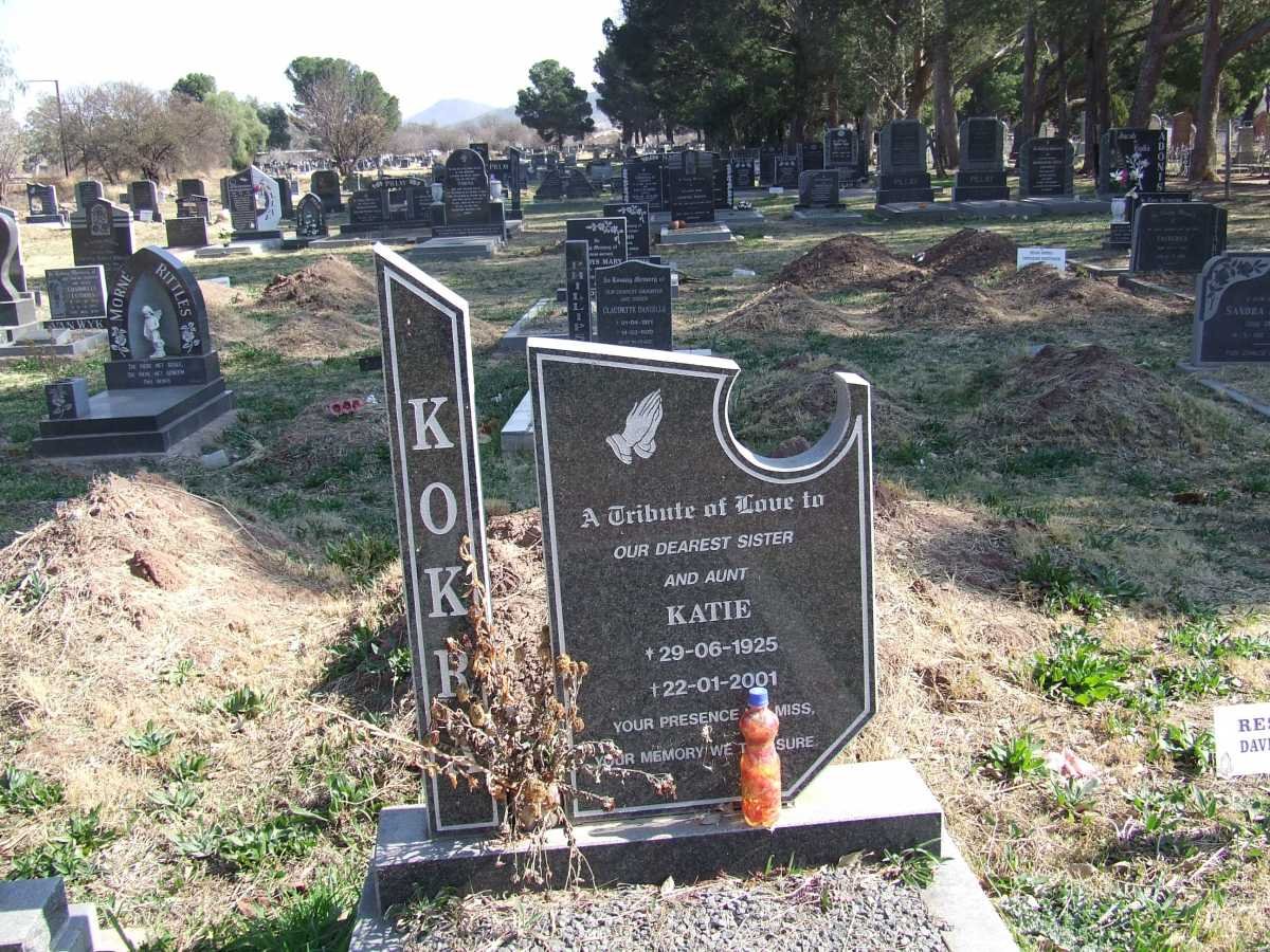 KOKRA Katie 1925-2001