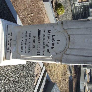 KOBUS Johanna Louise nee STAATS 1889-1964 