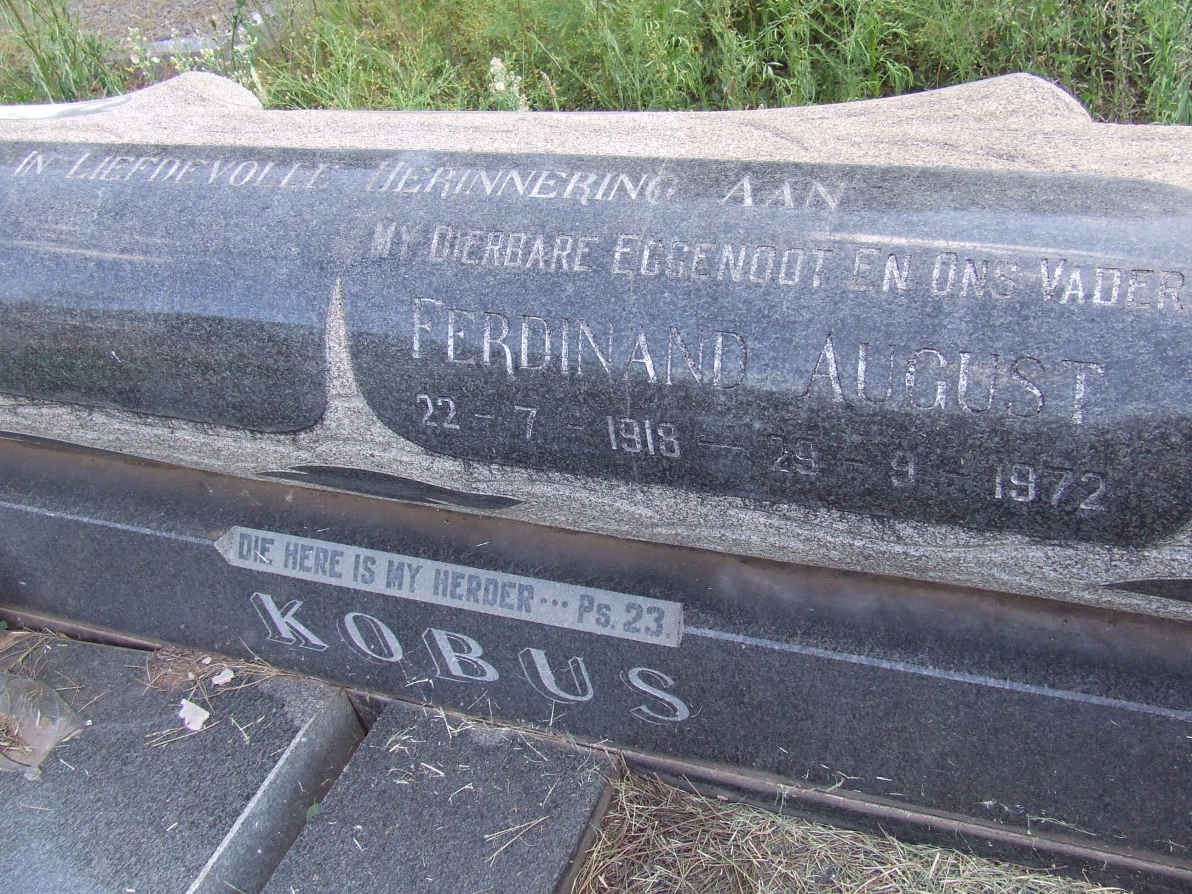 KOBUS Ferdinand August 1918-1972