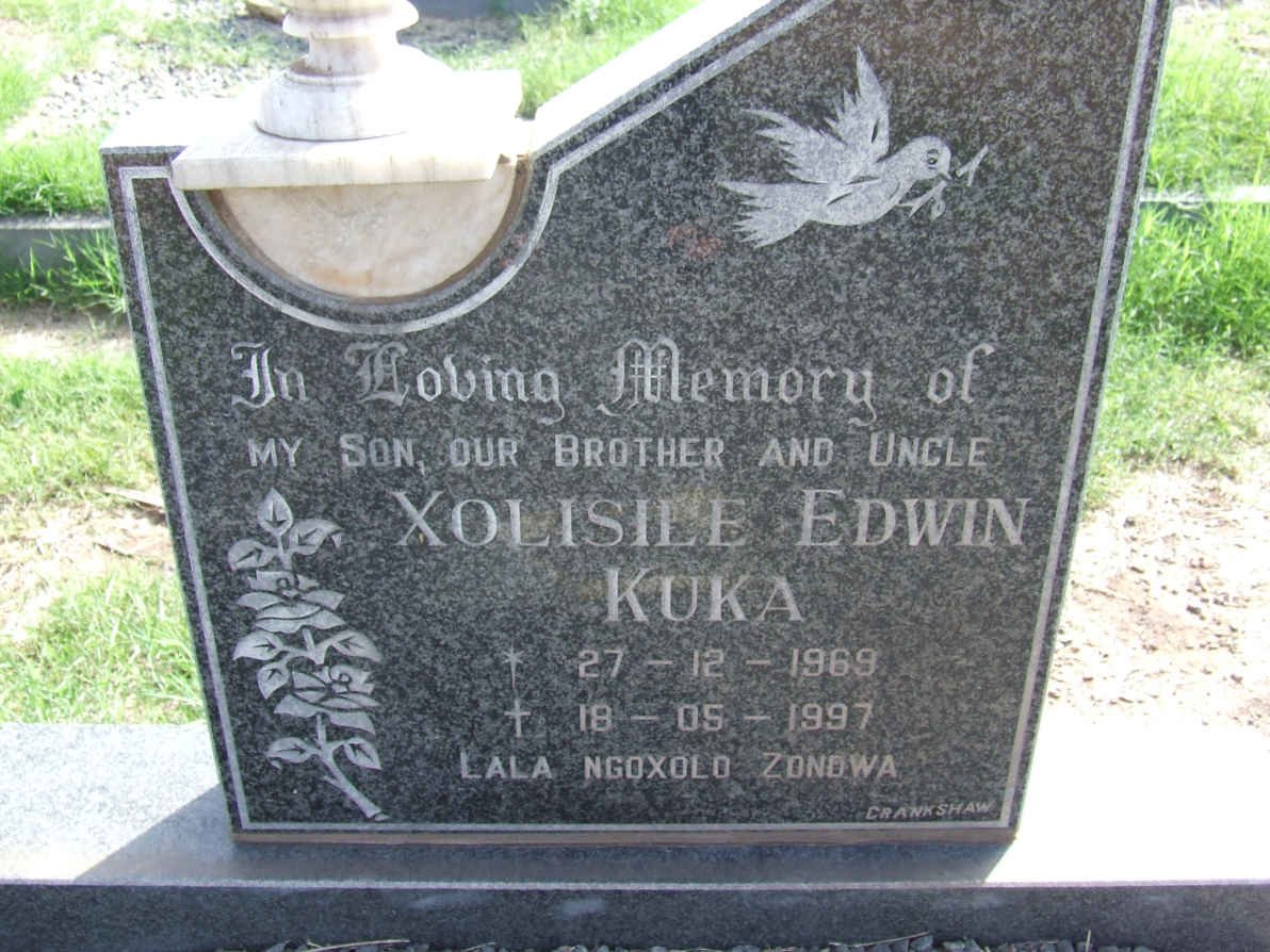 KUKA Xolisile Edwin 1969 - 1997