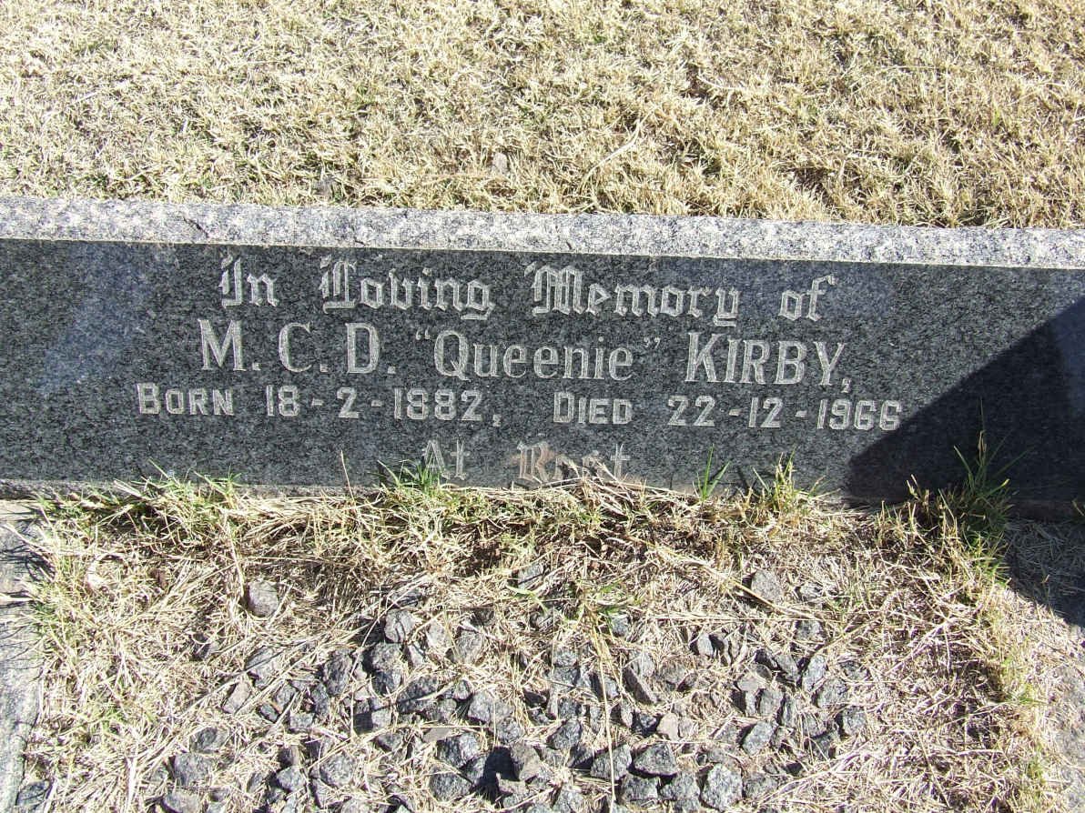 KIRBY M.C.D. 1882-1966