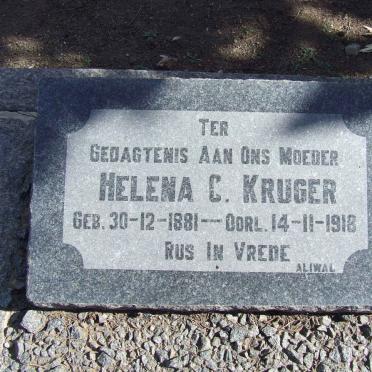 KRUGER Helena C. 1881-1918