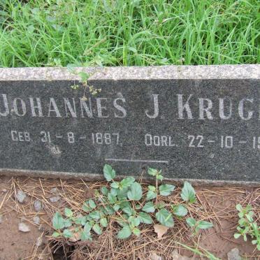 KRUGER Johannes J. 1887-1918