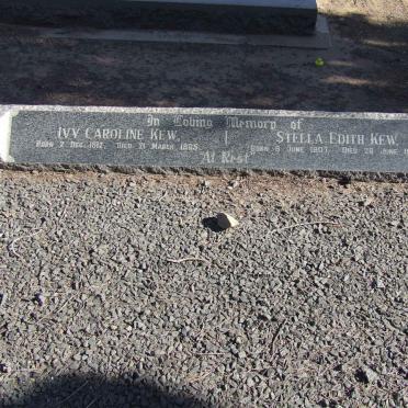 KEW Ivy Caroline 1912-1965 :: KEW Stella Edith 1907-1986