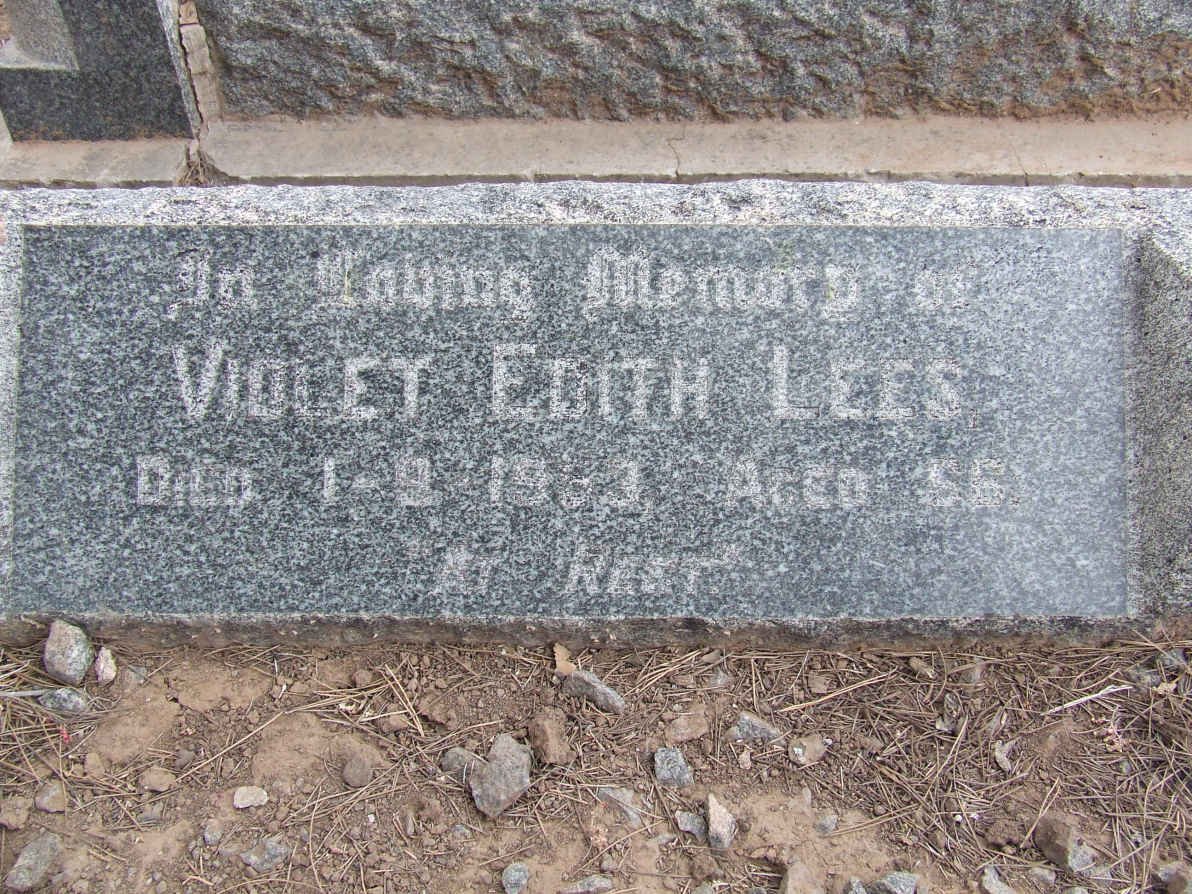 LEES Violet Edith -1963