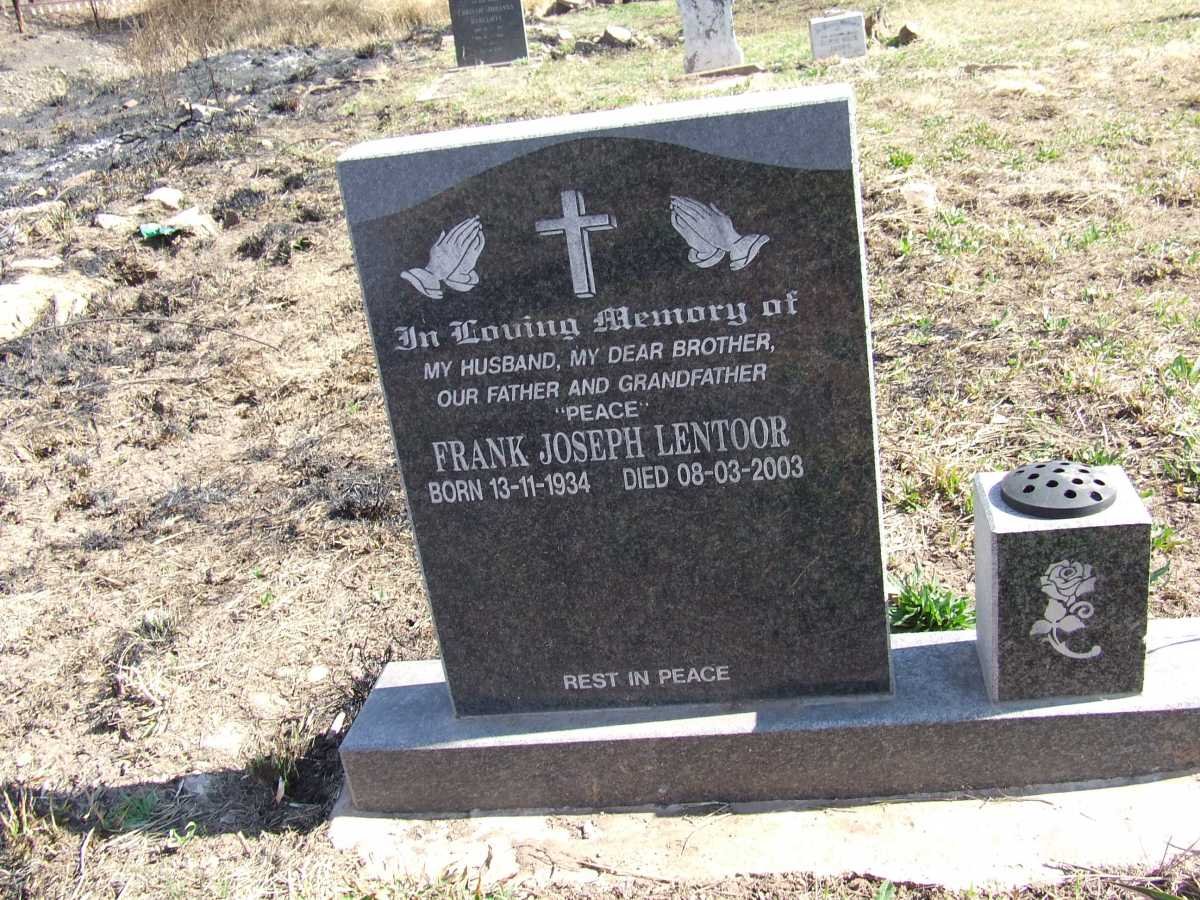 LENTOOR Frank Joseph 1934-2003