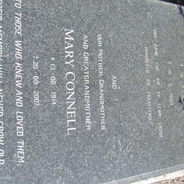 LEVERMENT Joseph Barney 1911-1983 &amp; Mary CONNELL 1914-2007