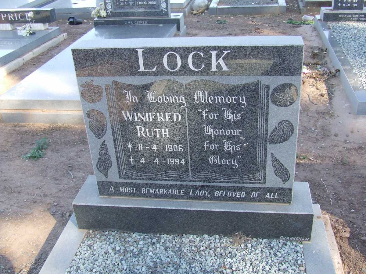 LOCK Winifred Ruth 1906-1994