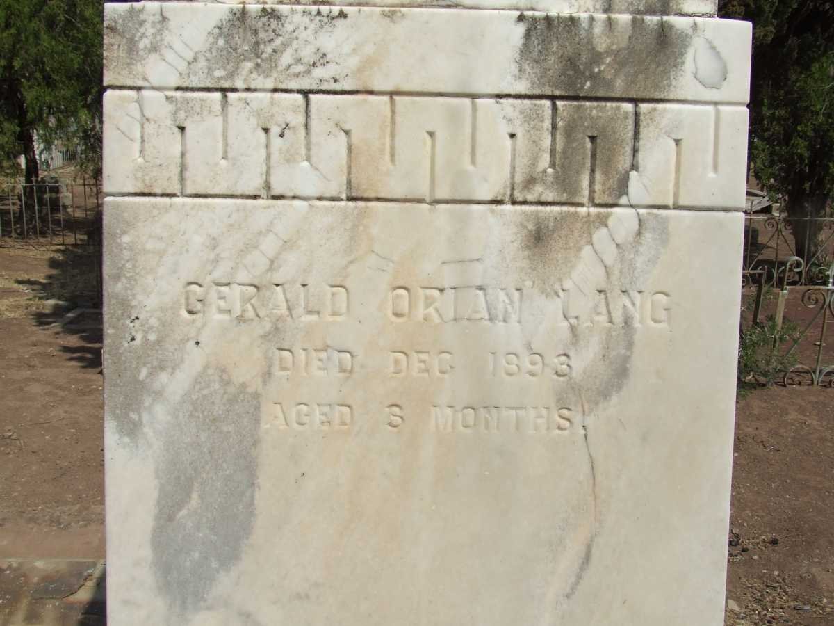 LANG Gerald Orian -1893