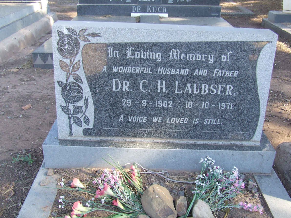 LAUBSER C.H. 1902-1971