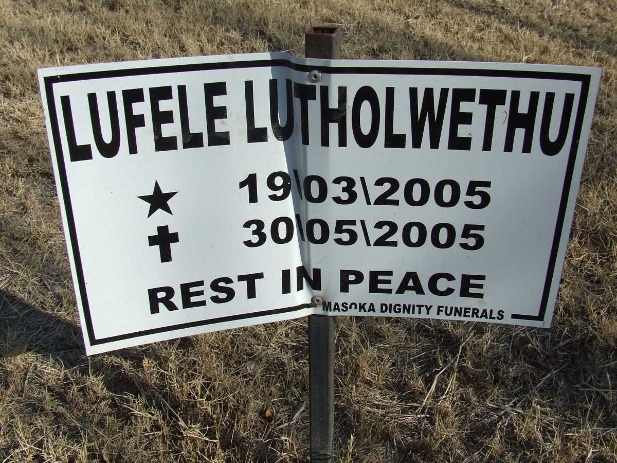 LUTHOLWETHU Lufele 2005-2005