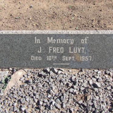 LUYT J. Fred -1957