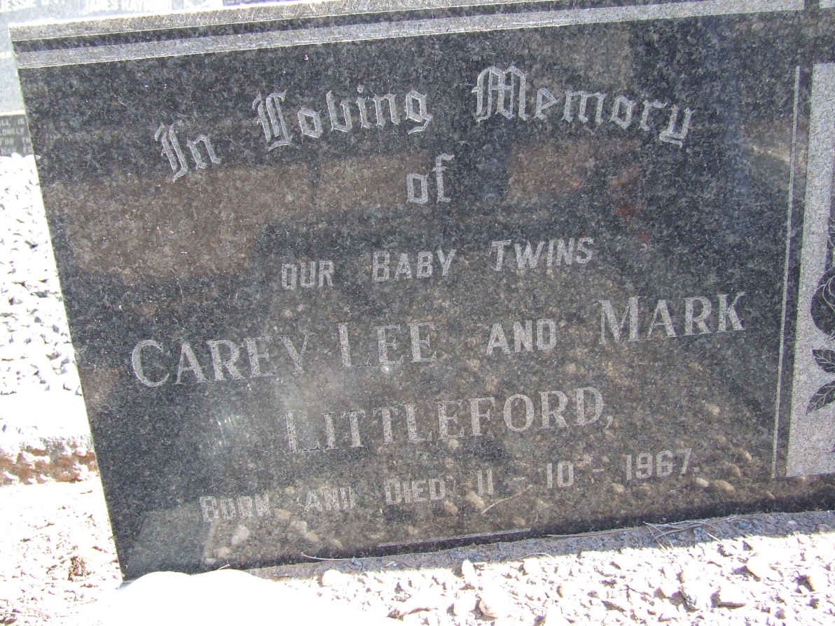 LITTLEFORD Carey Lee 1967-1967 :: LITTLEFORD Mark 1967-1967