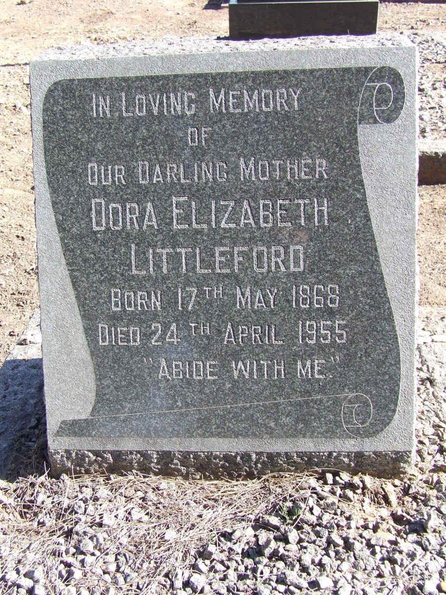 LITTLEFORD Dora Elizabeth 1868-1955