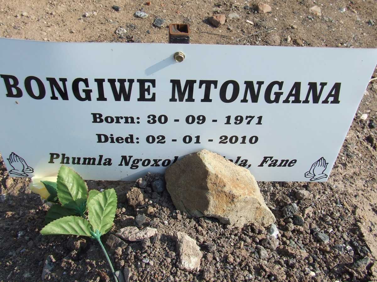 MTONGANA Bongiwe 1971-2010