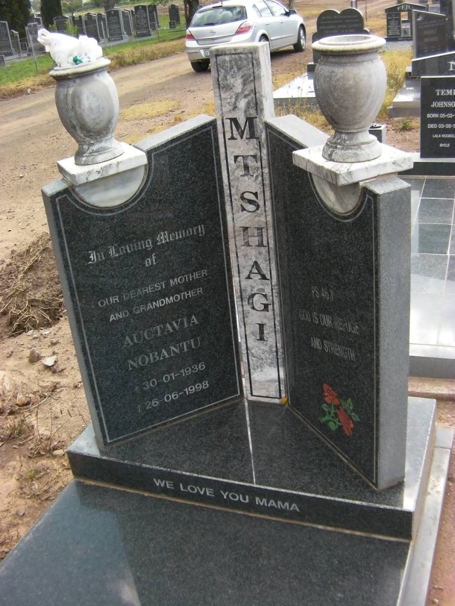 MTSHAGI Auctavia Nobantu 1935-1998