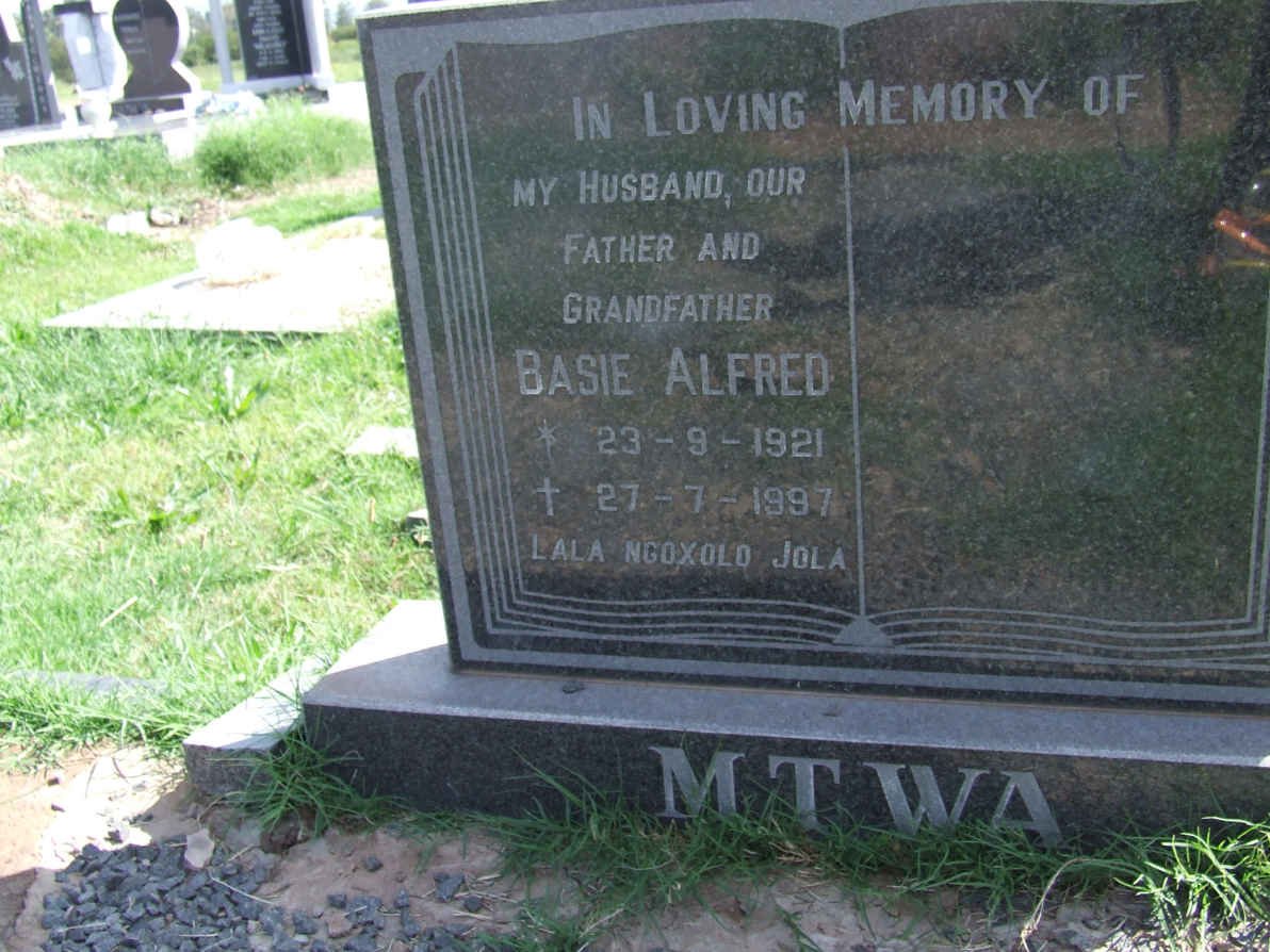 MTWA Basie Alfred 1921-1997