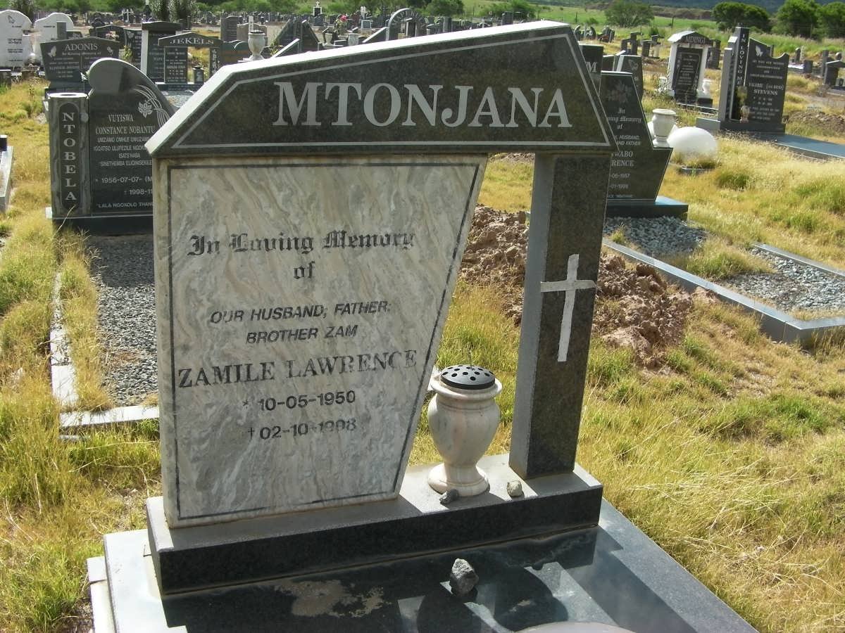 MTONJANA Zamile Lawrence 1950-1998