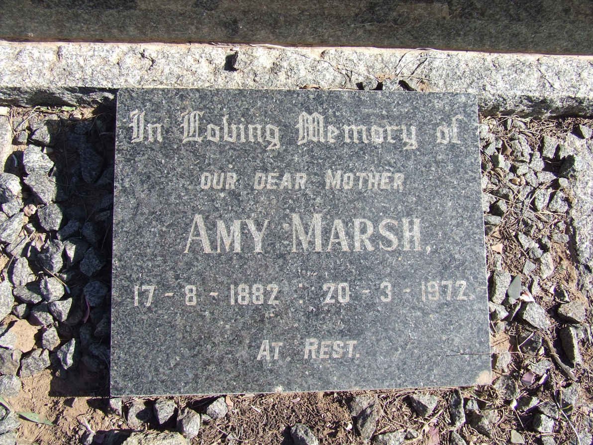 MARSH Amy 1882-1972
