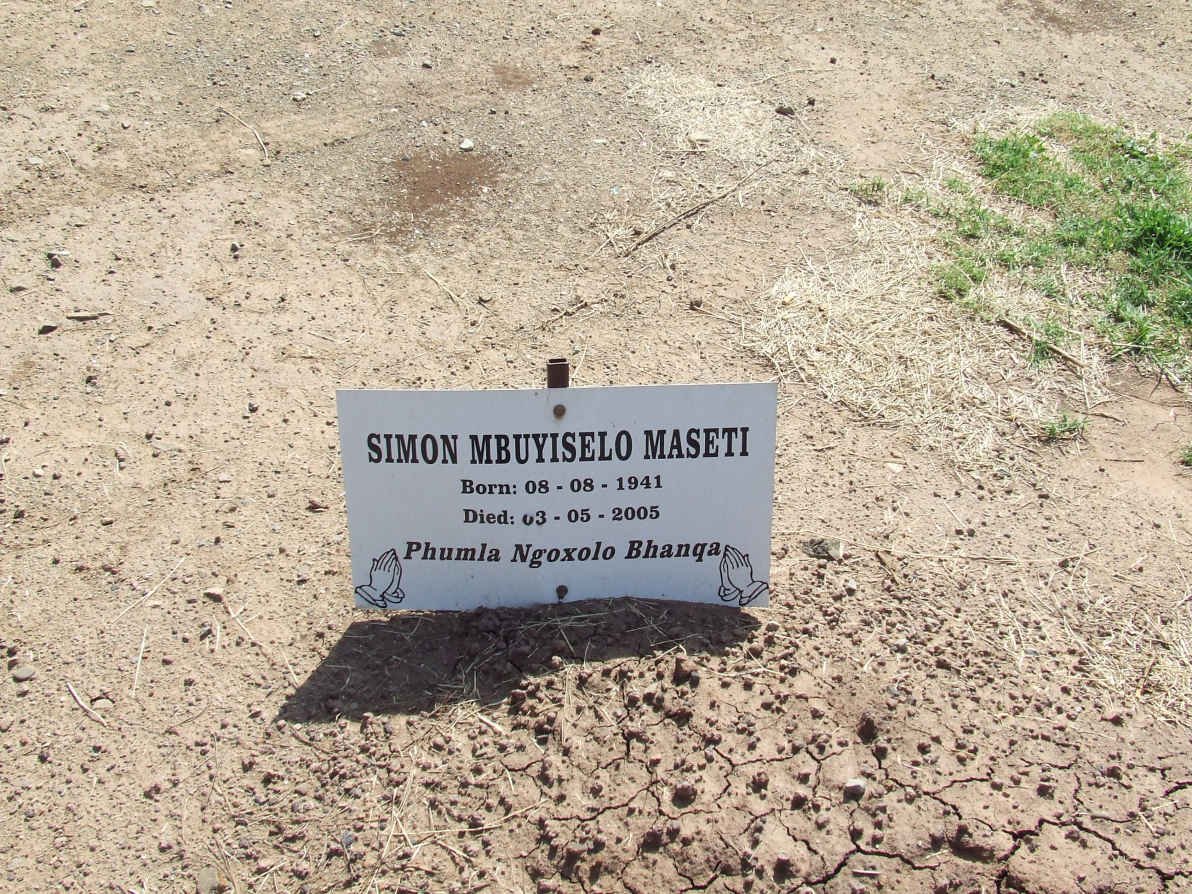MASETI Simon Mbuyiselo 1941-2005