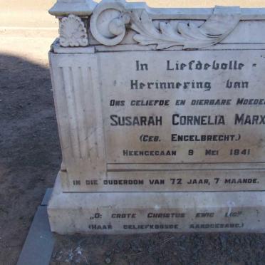 MARX Susarah Cornelia nee ENGELBRECHT -1941