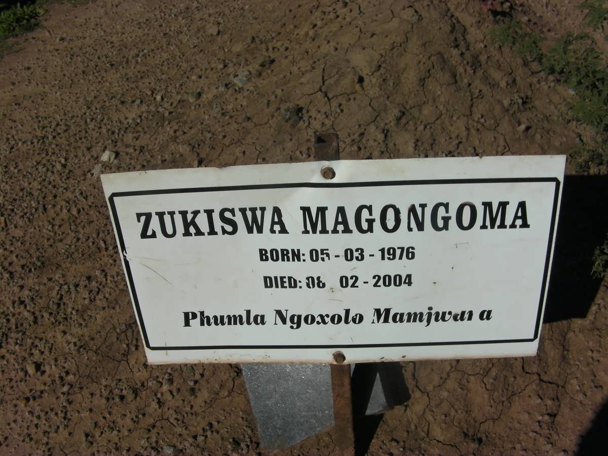 MAGONGOMA Zukiswa 1976-2004