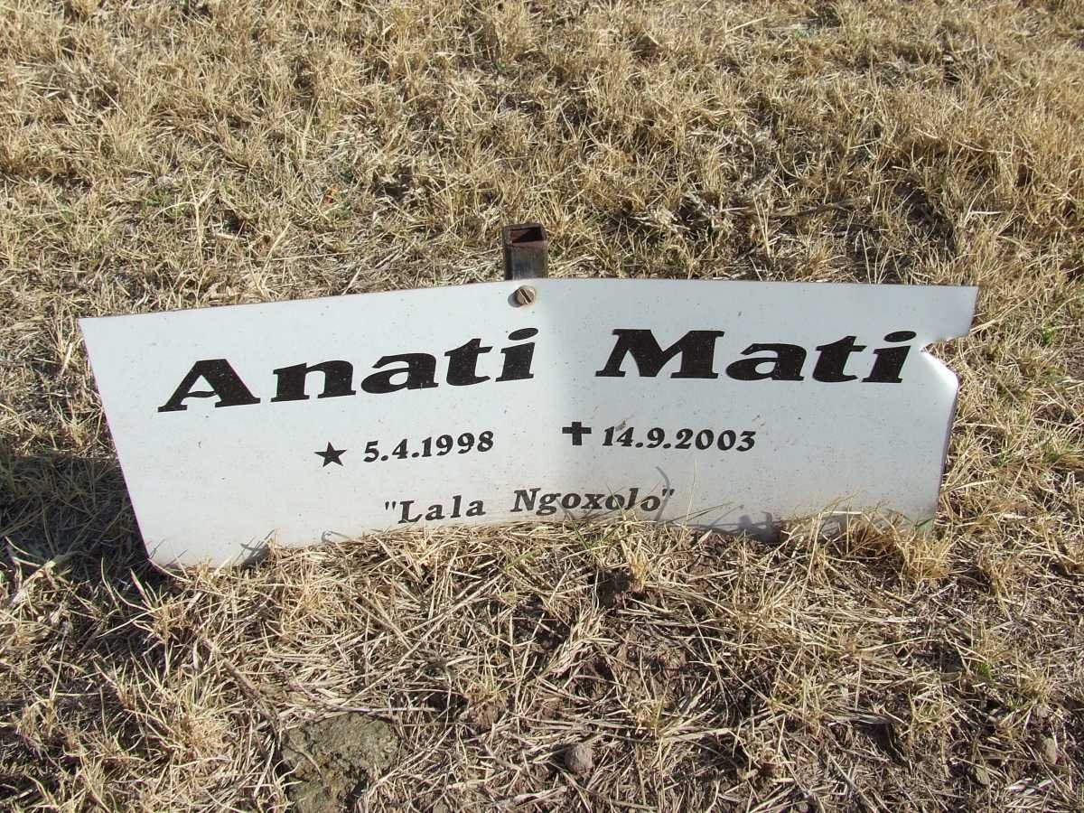 MATI Anati 1998-2003