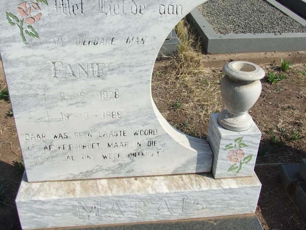 MARAIS Fanie 1928-1988