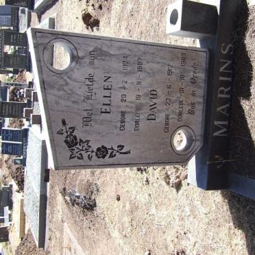 MARINS David 1912-1983 &amp; Ellen 1924-1987